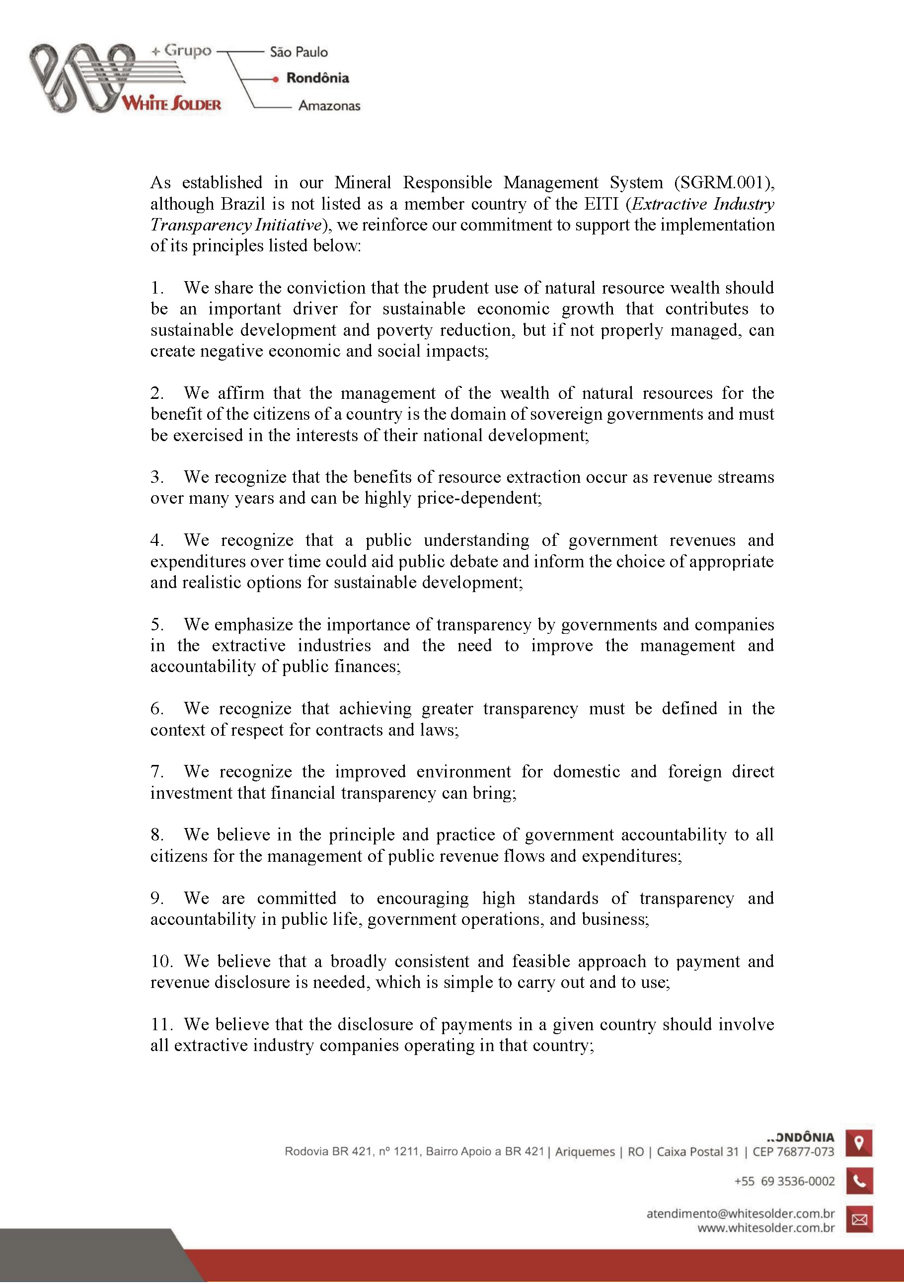 EITI - Declaração ENG_Página_1
