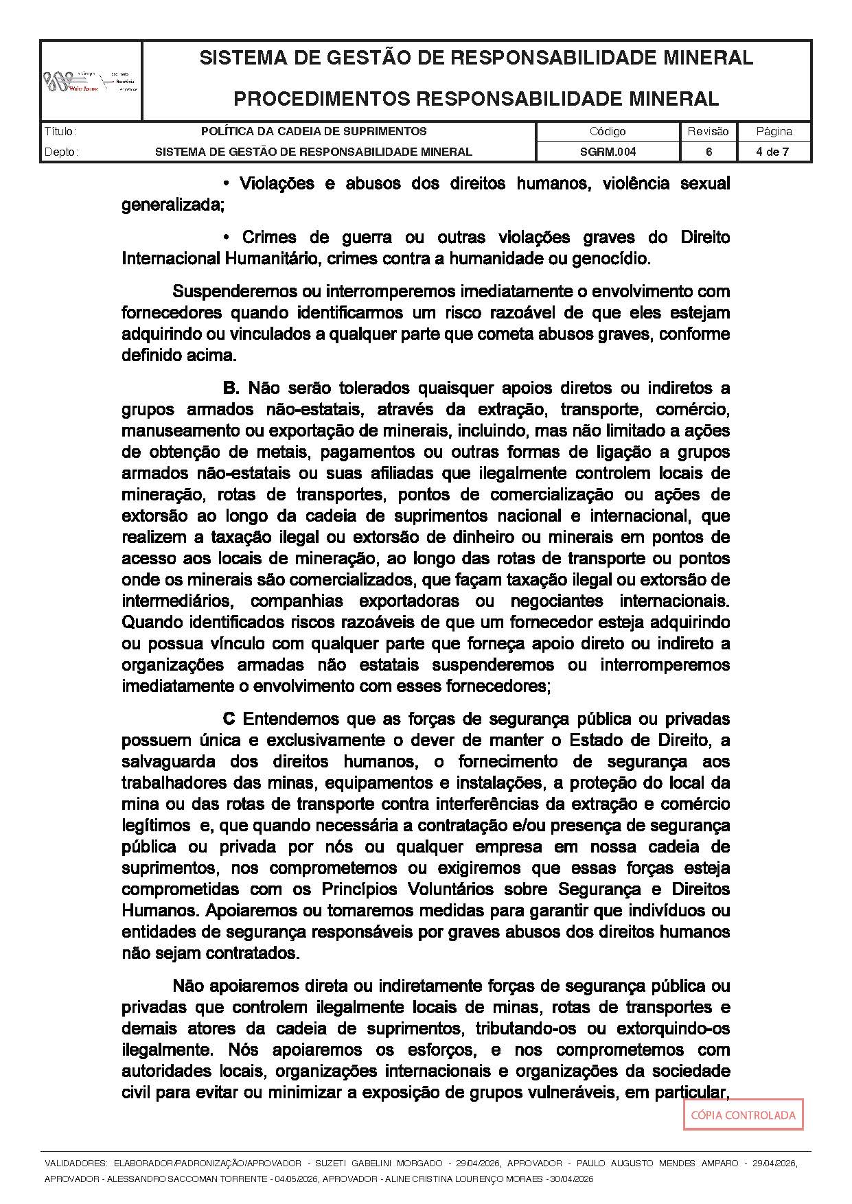 SGRM.004 - POLÍTICA DA CADEIA DE SUPRIMENTOS REV.006 assinada_Página_4