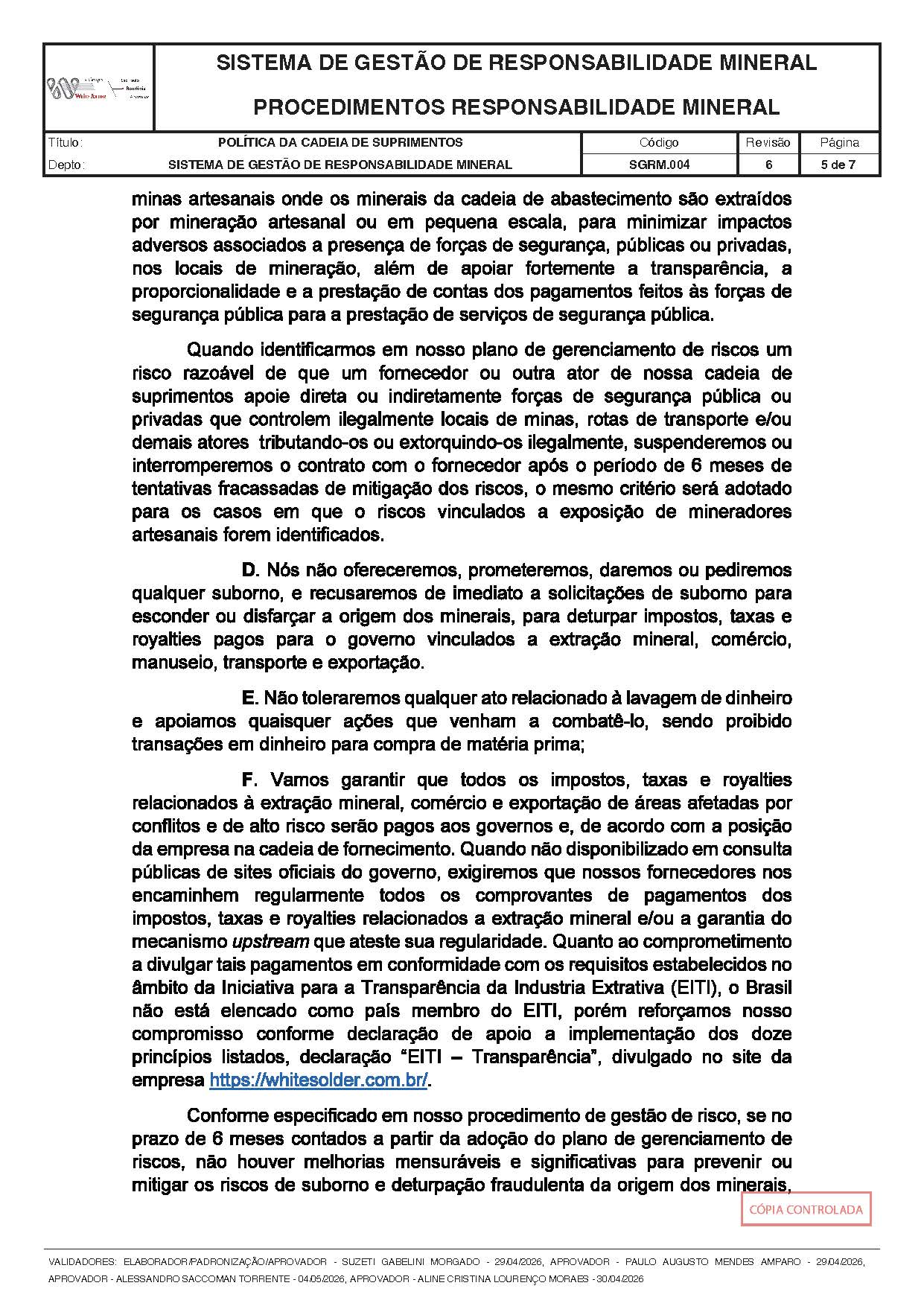 SGRM.004 - POLÍTICA DA CADEIA DE SUPRIMENTOS REV.006 assinada_Página_5