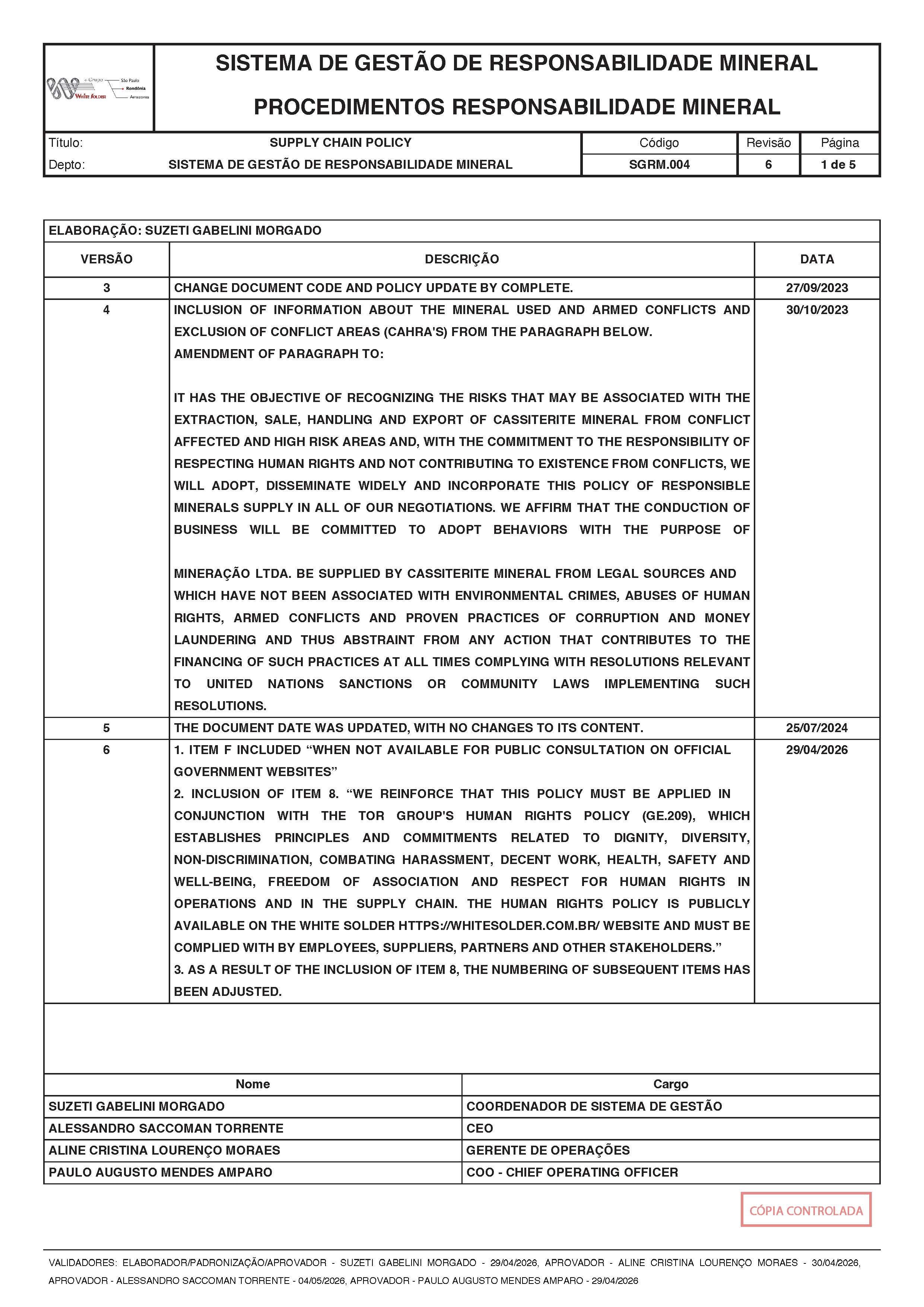 SGRM.004 - Supply Chain Policy - REV.006 - (EN) assinada_Página_1