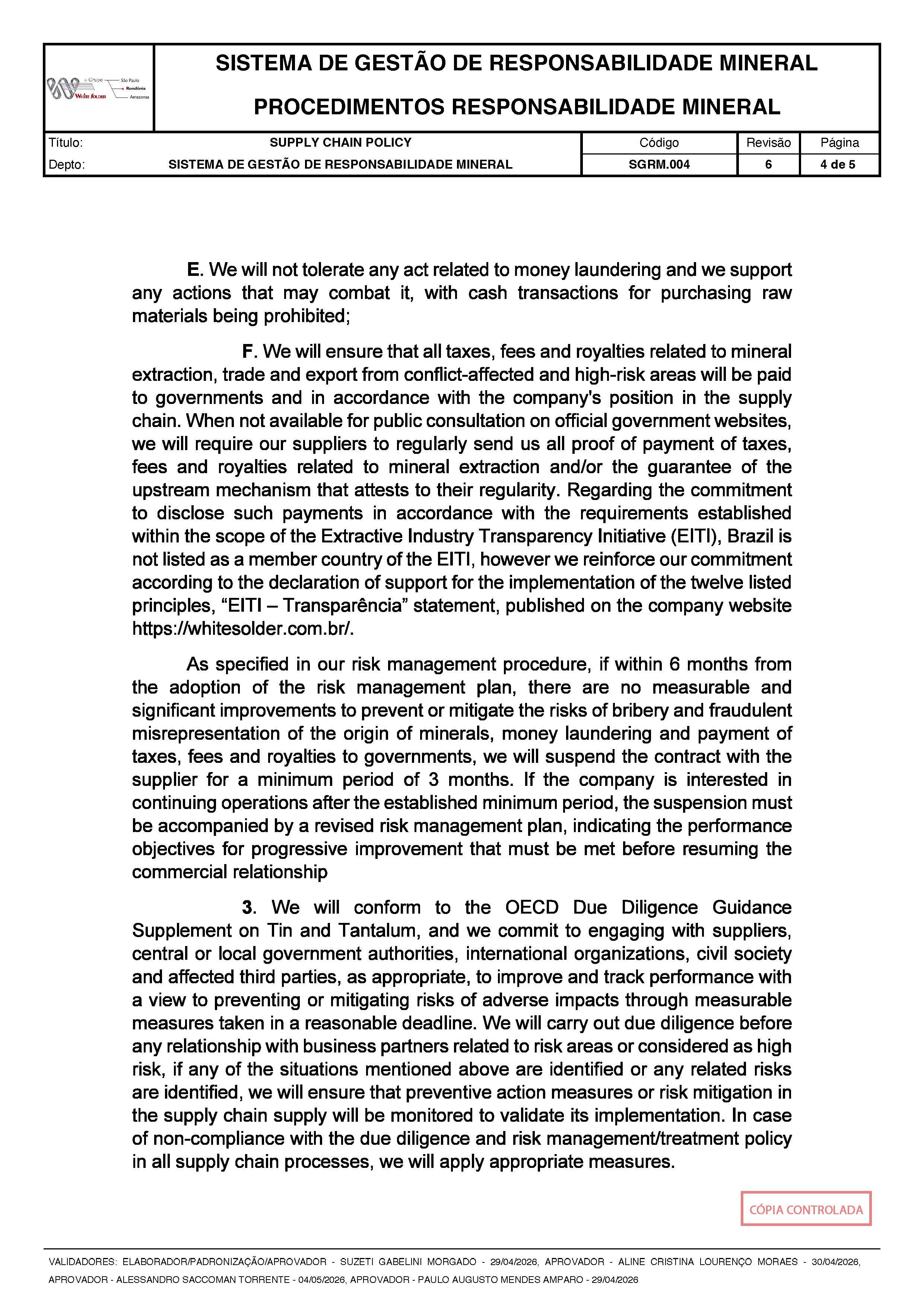 SGRM.004 - Supply Chain Policy - REV.006 - (EN) assinada_Página_4